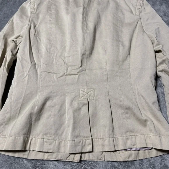 Vintage Y2K MARC JACOBS Sz S Beige Military Utility Jacket Pockets City Boho